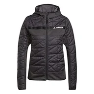 Kurtki damskie - adidas Damska kurtka W Mt Hybr Ins J, czarny, M - miniaturka - grafika 1