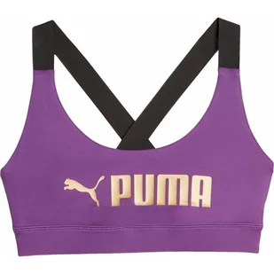 Biustonosz sportowy damski Mid Impact Fit Bra Puma - Biustonosze - miniaturka - grafika 1