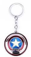Breloczki dla dzieci - Brelok Zawieszka Do Kluczy Tarcza Kapitan Ameryka, Hopki - miniaturka - grafika 1