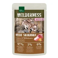 Mokra karma dla kotów - REAL NATURE WILDERNESS Kitten 12 x 85 g Wide Savannah Jagnięcina i dzik - miniaturka - grafika 1
