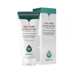 Farmstay Głęboko oczyszczająca pianka myjąca do twarzy Farmstay CICA, 180 ml FAR170 - Pianki do mycia twarzy - miniaturka - grafika 1