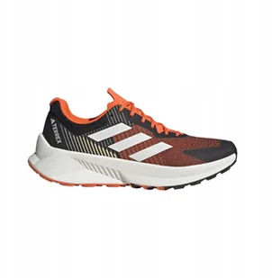 Buty do biegania męskie adidas TERREX Soulstride Flow - black/white/orange - Buty trekkingowe męskie - miniaturka - grafika 1