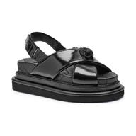 Sandały damskie - Kurt Geiger Skórzane sandały ORSON - miniaturka - grafika 1