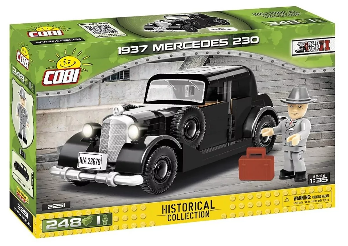 Cobi 2251. Historical Collection. World War II. 1937 Mercedes 230