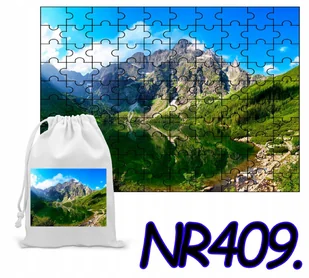 PUZZLE 70 EL. UKŁADANKA KRAJOBRAZ MORSKIE OKO TATRY + WORECZEK Z NADRUKIEM - Puzzle PUZZLE 70 EL. UKŁADANKA KRAJOBRAZ MORSKIE OKO TATRY + WORECZEK Z NADRUKIEM - Puzzle - miniaturka - grafika 1