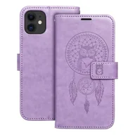 Etui i futerały do telefonów - OEM Kabura MEZZO Book do iPhone 11 łapacz snów fioletowy - miniaturka - grafika 1