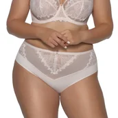 Komplety bielizny - Figi damskie z koronką i tiulem AV 2077 różowe  XL - miniaturka - grafika 1