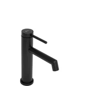 Baterie umywalkowe - Rea Bateria umywalkowa Rea Foss black czarna niska - miniaturka - grafika 1