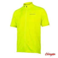 Koszulki rowerowe - Koszulka rowerowa Endura Xtract S/S Jersey II Yellow - miniaturka - grafika 1