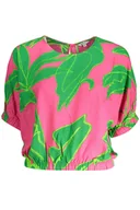Portfele - DESIGUAL RÓŻOWY T-SHIRT DAMSKI Z KRÓTKIM RĘKAWEM - miniaturka - grafika 1