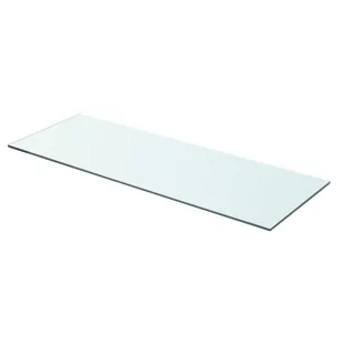 Półka szklana bezbarwny panel 70x25 cm - Półki do salonu - miniaturka - grafika 1