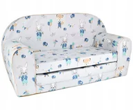 Zestawy mebli dla dzieci - SOFA MINI Z PIANKI DLA DZIECKA ROZKŁADANA WZORY - miniaturka - grafika 1