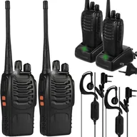 Akcesoria do krótkofalówek - Zestaw 2 x Walkie Talkie Krótkofalówki Duży Zasięg ISO TRADE - miniaturka - grafika 1