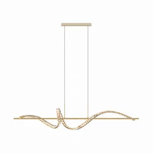 Athesa lampa wisząca (z pilotem) 1xLED/24.5W złota MD3170-1-3GT - Lampy sufitowe - miniaturka - grafika 1