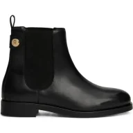 Sztyblety damskie - Tommy Hilfiger Skórzane sztyblety CHELSEA - miniaturka - grafika 1