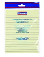 Etykiety samoprzylepne i bloki etykiet - Donau Bloczek samop. , 150x203mm, w linię, 1x50 75gsm, żółty 7596001PL-99 - miniaturka - grafika 1