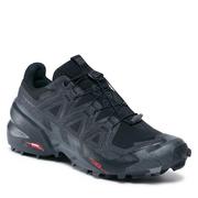 Buty sportowe męskie - Buty Salomon Speedcross 6 GORE-TEX L41738600 Black/Black/Phantom - miniaturka - grafika 1