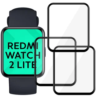 3x Elastyczne Szkło 3D Alogy Screen Protector Pro+ do Xiaomi Redmi Watch 2 Lite Black - Akcesoria do smartwatchy - miniaturka - grafika 6