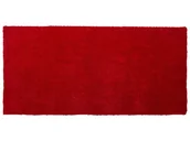 Dywany - Beliani Dywan czerwony 80 x 150 cm Shaggy DEMRE - miniaturka - grafika 1