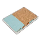 Notesy i bloczki - Zestaw z notesem Tossa, zielony - miniaturka - grafika 1