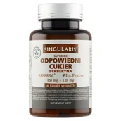 Dla diabetyków - SINGULARIS Superior Odpowiedni cukier Berberyna, 60kaps. - miniaturka - grafika 1