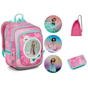 Topgal Komplet szkolny ENDY 23005 SET MEDIUM - Plecaki szkolne i tornistry - miniaturka - grafika 1