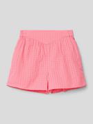 Spodnie i spodenki dla dziewczynek - Bermudy z fakturowanym wzorem - miniaturka - grafika 1
