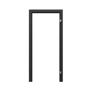 Ościeżnica regulowana do skrzydeł bezprzylgowych Vector 80 prawa czarna 95-115 mm Porta - Ościeżnice - miniaturka - grafika 1
