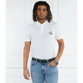 Koszule męskie - Calvin Klein Jeans Polo MONOLOGO | Regular Fit - miniaturka - grafika 1