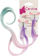 Ozdoby do włosów - Teka Spinki ze sztucznymi włosami 2szt - miniaturka - grafika 1