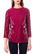 Koszule damskie - Desigual Blouse Mila Koszula Damska, Czerwony (Mroczny Rojo 3029), XS - miniaturka - grafika 1