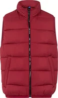 Garnitury - BRAX Męska kamizelka Dante Zero Down, Burned Red, XL - miniaturka - grafika 1