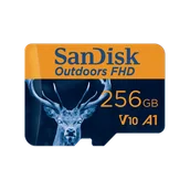 Karty pamięci - SanDisk Outdoors FHD MicroSDXC UHS-I Card with SD Adapter - 256GB Single Pack - SDSQUBL-256G-GN6VA - miniaturka - grafika 1