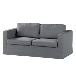 Dekoria pl pl Pokrowiec na sofę Karlstad 2-osobową nierozkładaną długi ciemno szary melanż 165 x 89 x 64 cm Amsterdam 618-704-47 - Pokrowce na meble - miniaturka - grafika 1