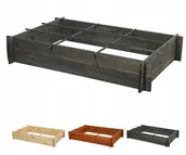 Szklarnie ogrodowe - Drewniana grządka podwyższona donica ogrodowa na warzywa warzywnik 120x80cm / Wamar-Sosenka - miniaturka - grafika 1