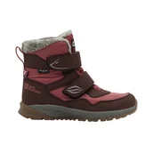 Buty dla dziewczynek - Dziecięce buty turystyczne na rzepy Jack Wolfskin POLAR BEAR-G TEXAPORE MID VC K Dark Mahogany - 33 - miniaturka - grafika 1