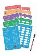 Lektury szkoła podstawowa - plansze edu a4 - tabliczka mnożenia +pisak 5 kart - miniaturka - grafika 1