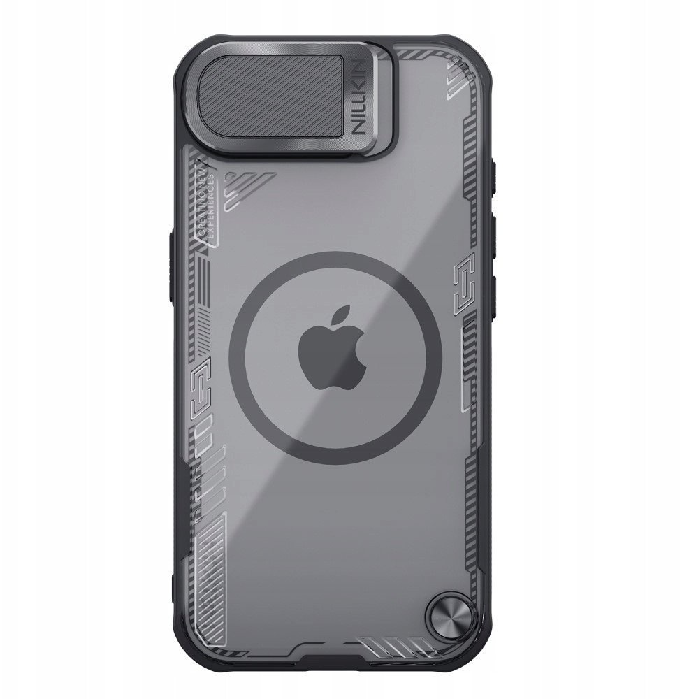 Etui Nillkin Iceblade Prop Magnetic z osłoną obiektywu i podstawką na iPhone 16e - czarne