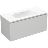 Szafki łazienkowe - Mexen Orio szafka łazienkowa 100 cm z umywalką Vela, 1 szuflada, szara mat/biała mat - 91A10-10047-1-BF62-W23M01 - miniaturka - grafika 1