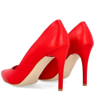 Eleganckie szpilki - TYMOTEO P1007 CZERWONE - Czółenka - miniaturka - grafika 7