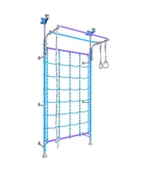 Place zabaw - Wallbarz MAŁPISZON Siatka wspinaczkowa Wallbarz Nets 01.20.03.00-07 - miniaturka - grafika 1