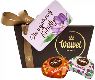 Bombonierka Czekoladki Malaga Kasztanki Wawel 900g - Zestawy upominkowe - miniaturka - grafika 1