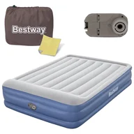 Materace turystyczne - Bestway Materac dmuchany 203 x 152 cm z wbudowaną pompką 67630 67630 - miniaturka - grafika 1