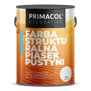 Farba strukturalna Piasek pustyni biały 10 l Primacol Decorative - Tynki - miniaturka - grafika 1