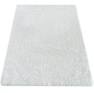 Dywany - Biały puszysty dywan prostokątny C4-R23 - miniaturka - grafika 1