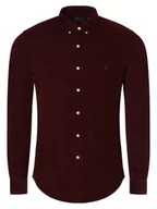 Koszule męskie - Polo Ralph Lauren - Koszula męska  Slim Fit, czerwony - miniaturka - grafika 1