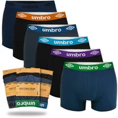 Majtki męskie - UMBRO Bokserki Męskie Zestaw 6 Sztuk MIX Kolorów Bawełna Rozmiar M - miniaturka - grafika 1