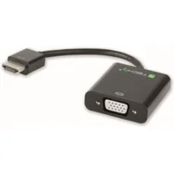 Złącza, przejściówki, adaptery - Techly Konwerter HDMI męski na VGA żeński audio micro-USB 306301 - miniaturka - grafika 1