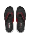 Klapki i japonki męskie - Skechers Japonki Vapor Foam Sandal 232894/BKRD Czarny - miniaturka - grafika 1