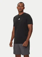 Koszulki sportowe męskie - adidas Koszulka techniczna Designed for Training IK9725 Czarny Slim Fit - miniaturka - grafika 1